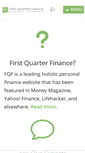 Mobile Screenshot of firstquarterfinance.com